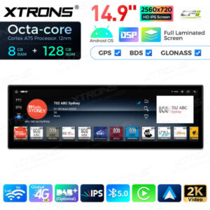 QLBH4492CC3 Zoll Octa Core 6 + 128 GB Global 4G LTE Android Autoradio Multimedia Player mit vollständig laminiertem 2K IPS-Bildschirm für BMW 3er M3 – Bild 10
