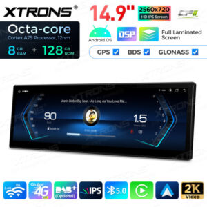 QLBH4492CC3 Zoll Octa Core 6 + 128 GB Global 4G LTE Android Autoradio Multimedia Player mit vollständig laminiertem 2K IPS-Bildschirm für BMW 3er M3 – Bild 13