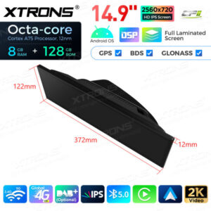 QLBH44NENBR 14,9 Zoll Octa Core 8 + 128 GB Global 4G LTE Android Autoradio Multimedia Player mit vollständig laminiertem 2K IPS-Bildschirm für BMW 1/2 Series RHD – Bild 14