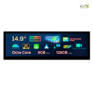 QLBH44X3EV3 14,9 Zoll Octa Core 8 + 128 GB Global 4G LTE Android Autoradio Multimedia Player mit vollständig laminiertem 2K IPS-Bildschirm für BMW X3 F25 / X4 F26 EVO