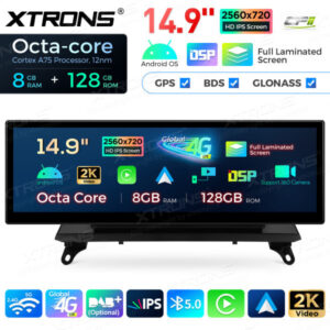 QLBH44X5CIL3 14,9 Zoll Octa Core 8 + 128 GB Global 4G LTE Android Autoradio Multimedia Player mit vollständig laminiertem 2K IPS-Bildschirm für BMW X5 X6 – Bild 5