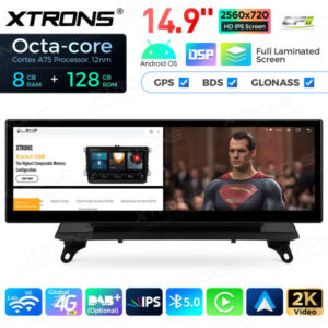 QLBH44X5CIL3 14,9 Zoll Octa Core 8 + 128 GB Global 4G LTE Android Autoradio Multimedia Player mit vollständig laminiertem 2K IPS-Bildschirm für BMW X5 X6 – Bild 11