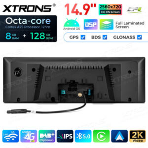 QLBH44X5CIL3 14,9 Zoll Octa Core 8 + 128 GB Global 4G LTE Android Autoradio Multimedia Player mit vollständig laminiertem 2K IPS-Bildschirm für BMW X5 X6 – Bild 14