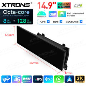 QLBH44X5CIL3 14,9 Zoll Octa Core 8 + 128 GB Global 4G LTE Android Autoradio Multimedia Player mit vollständig laminiertem 2K IPS-Bildschirm für BMW X5 X6 – Bild 15