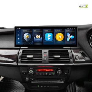 Alternative view of QLBH44X5CIR3 14,9 Zoll Octa Core 8 + 128 GB Global 4G LTE Android Autoradio Multimedia Player mit vollständig laminiertem 2K IPS-Bildschirm für BMW X5 X6 CIC