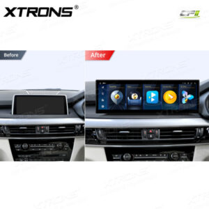 Alternative view of 14,9 Zoll Octa Core 8 + 128 GB Global 4G LTE Android Autoradio Multimedia Player mit vollständig laminiertem 2K IPS-Bildschirm für BMW X5 F15 / X6 F16 EVO