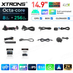 QLBX44FVNB 14,9 Zoll volllaminierter 2K IPS 2.5D Bildschirm Android Autoradio Multimedia Player Global 4G 8 + 256 GB für BMW 5er F10 / F11 NBT – Bild 16