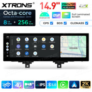 QLBX44THEVL 14,9 Zoll volllaminierter 2K IPS 2.5D-Bildschirm Android Autoradio Multimedia Player Global 4G 8+256GB für BMW 3er / 4er EVO – Bild 9