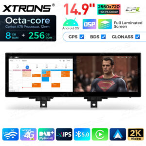 QLBX44THEVL 14,9 Zoll volllaminierter 2K IPS 2.5D-Bildschirm Android Autoradio Multimedia Player Global 4G 8+256GB für BMW 3er / 4er EVO – Bild 11