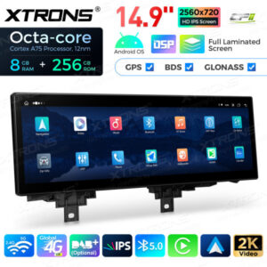 QLBX44THEVL 14,9 Zoll volllaminierter 2K IPS 2.5D-Bildschirm Android Autoradio Multimedia Player Global 4G 8+256GB für BMW 3er / 4er EVO – Bild 12