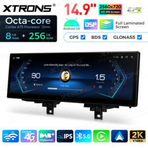 QLBX44THEVL 14,9 Zoll volllaminierter 2K IPS 2.5D-Bildschirm Android Autoradio Multimedia Player Global 4G 8+256GB für BMW 3er / 4er EVO – Bild 13