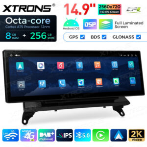 QLBX44X5CCL 14,9 Zoll volllaminierter 2K IPS 2.5D Bildschirm Android Autoradio Multimedia Player Global 4G 8 + 256 GB für BMW X5 E70 / X6 E71 CCC – Bild 12