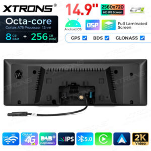QLBX44X5CCL 14,9 Zoll volllaminierter 2K IPS 2.5D Bildschirm Android Autoradio Multimedia Player Global 4G 8 + 256 GB für BMW X5 E70 / X6 E71 CCC – Bild 14