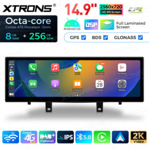 QLBX44X5NB 14,9 Zoll volllaminierter 2K IPS 2.5D Bildschirm Android Autoradio Multimedia Player Global 4G 8 + 256 GB für BMW X5 F15 / X6 F16 NBT – Bild 8