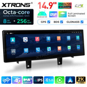 QLBX44X5NB 14,9 Zoll volllaminierter 2K IPS 2.5D Bildschirm Android Autoradio Multimedia Player Global 4G 8 + 256 GB für BMW X5 F15 / X6 F16 NBT – Bild 12