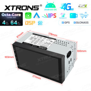Android Autoradio Xtrons TID701L 7-Zoll-Doppel-Din-Android-Autoradio 4 + 64 GB IPS-Bildschirm passend für BMW Benz Audi – Bild 12