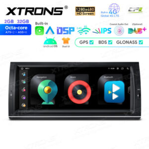 Android-Navigations-Autoradio 10,25-Zoll-Octa-Core- mit 1280 * 480 IPS-Bildschirm Maßgeschneiderte Passform für BMW X5 E53 – Bild 14