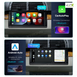 Android-Navigations-Autoradio 10,25-Zoll-Octa-Core- mit 1280 * 480 IPS-Bildschirm Maßgeschneiderte Passform für BMW X5 E53 – Bild 5