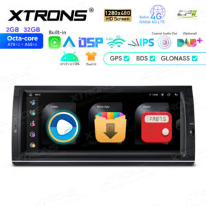 Android-Navigations-Autoradio 10,25-Zoll-Octa-Core- mit 1280 * 480 IPS-Bildschirm Maßgeschneiderte Passform für BMW X5 E53 – Bild 13