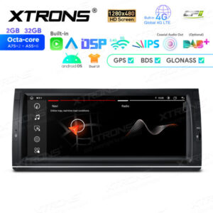 Android-Navigations-Autoradio 10,25-Zoll-Octa-Core- mit 1280 * 480 IPS-Bildschirm Maßgeschneiderte Passform für BMW X5 E53 – Bild 12