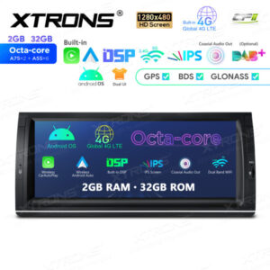 Android-Navigations-Autoradio 10,25-Zoll-Octa-Core- mit 1280 * 480 IPS-Bildschirm Maßgeschneiderte Passform für BMW X5 E53 – Bild 11