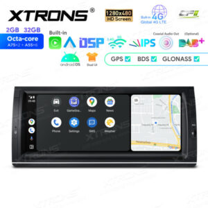 Android-Navigations-Autoradio 10,25-Zoll-Octa-Core- mit 1280 * 480 IPS-Bildschirm Maßgeschneiderte Passform für BMW X5 E53 – Bild 10