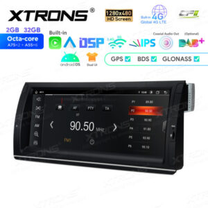 Android-Navigations-Autoradio 10,25-Zoll-Octa-Core- mit 1280 * 480 IPS-Bildschirm Maßgeschneiderte Passform für BMW X5 E53 – Bild 7