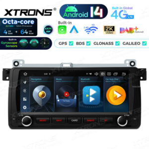 Alternative view of Android Autoradio Xtrons PX8446BLHGS für BMW / Rover / MG 4/64 GB