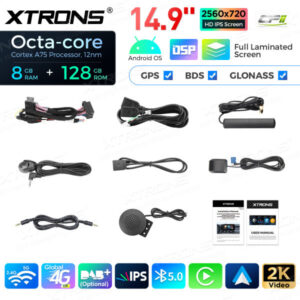 Android Autoradio Xtrons  QLBH44X5CCL314,9 Zoll Octa Core 8 + 128 GB Global 4G LTE für  BMW X5 X6 CCC – Bild 14