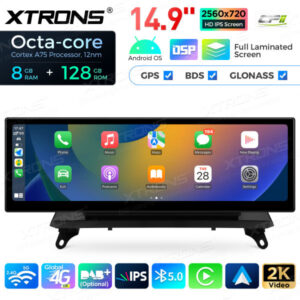 Android Autoradio Xtrons  QLBH44X5CCL314,9 Zoll Octa Core 8 + 128 GB Global 4G LTE für  BMW X5 X6 CCC – Bild 6