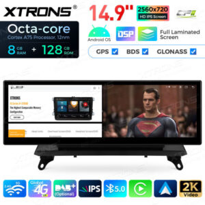 Android Autoradio Xtrons  QLBH44X5CCL314,9 Zoll Octa Core 8 + 128 GB Global 4G LTE für  BMW X5 X6 CCC – Bild 9