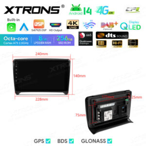 Android Autoradio Xtrons für Audi TT 8/256 GB – Bild 13