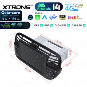 Android Autoradio Xtrons für Fiat 500 – Bild 14