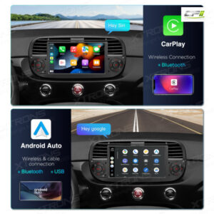 Alternative view of Android Autoradio Xtrons für Fiat 500