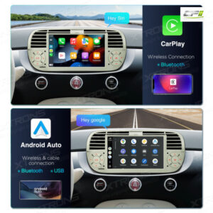 Alternative view of Android Autoradio Xtrons für Fiat 500