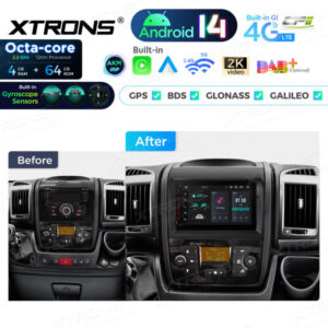 Android Autoradio Xtrons für Fiat Ducato 4/64 GB – Bild 4