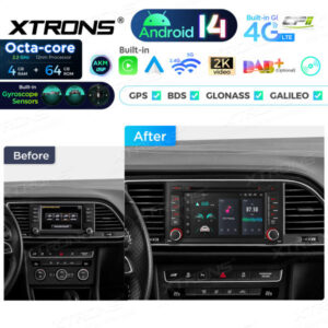 Android Autoradio Xtrons für Seat Leon 4/64 GB – Bild 4