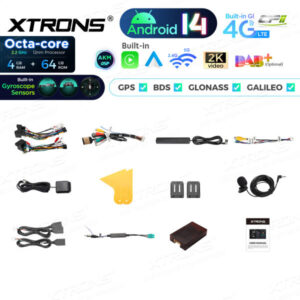Android Autoradio Xtrons für Audi A3 8P 4/64 GB – PX84AA3LHGS-12 CPII