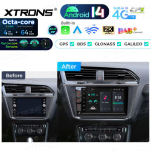 Android Autoradio Xtrons für VW 4/64 GB – Bild 4