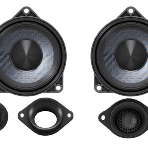Alpine DP2-40C-B 10 cm (4-Zoll) 2-WEGE-KOMPONENTEN-LAUTSPRECHER für BMW 3er Reihe und weitere kompatible BMWs