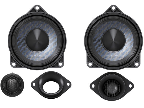 Alpine DP2-40C-B 10 cm (4-Zoll) 2-WEGE-KOMPONENTEN-LAUTSPRECHER für BMW 3er Reihe und weitere kompatible BMWs