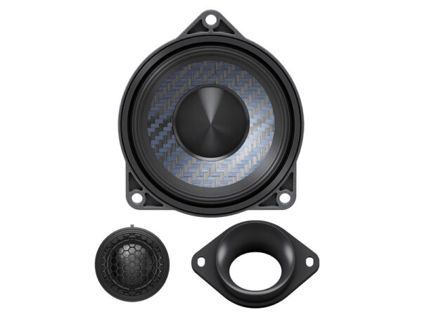 Alpine DP2-40C-BC 10 cm (4-Zoll) 2-WEGE-CENTER-LAUTSPRECHER für BMW 3er und 4er Reihe