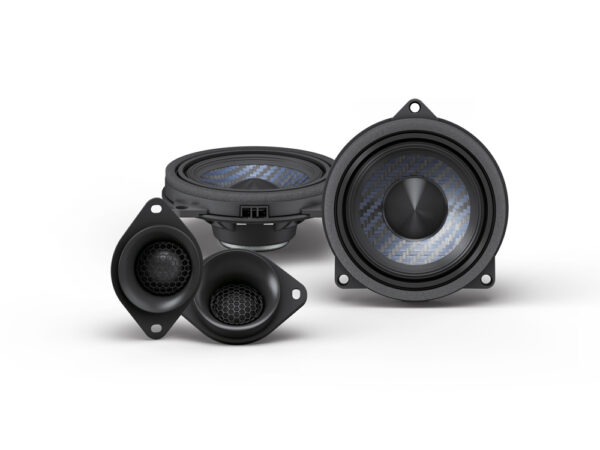 Alpine DP2-45C-B 12 cm (4,5-Zoll) 2-WEGE-KOMPONENTEN-LAUTSPRECHER für BMW 3er und 4er Reihe