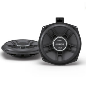 Alpine DP2-80WF-B 20 cm UNTERSITZ-SUBWOOFER für BMW 3er 4er Serie
