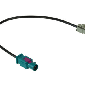 Alpine KAE-F2GT21 Antennenadapter Fakra (m) auf GT21 (f) für Fahrzeuge mit original GNSS-Antenne und FAKRA Stecker