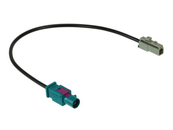 Alpine KAE-F2GT21 Antennenadapter Fakra (m) auf GT21 (f) für Fahrzeuge mit original GNSS-Antenne und FAKRA Stecker