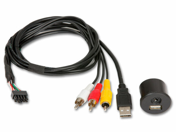 Alpine KCU-1A USB- / AUX-Einbaubuchse für FIAT Ducato