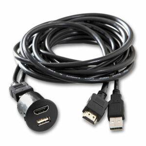 Alpine KCU-1H USB- / HDMI-Einbaubuchse für FIAT Ducato