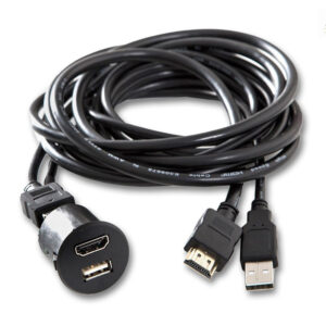 Alpine USB- / HDMI-Einbaubuchse für FIAT Ducato