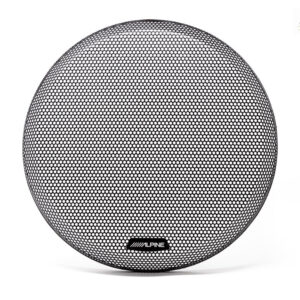 Alpine 30 cm Schwarzes Metallabdeckgitter für 12-Zoll Subwoofer R2-W12 und S2-W12